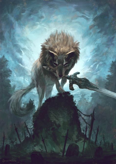 dark souls great grey wolf sif